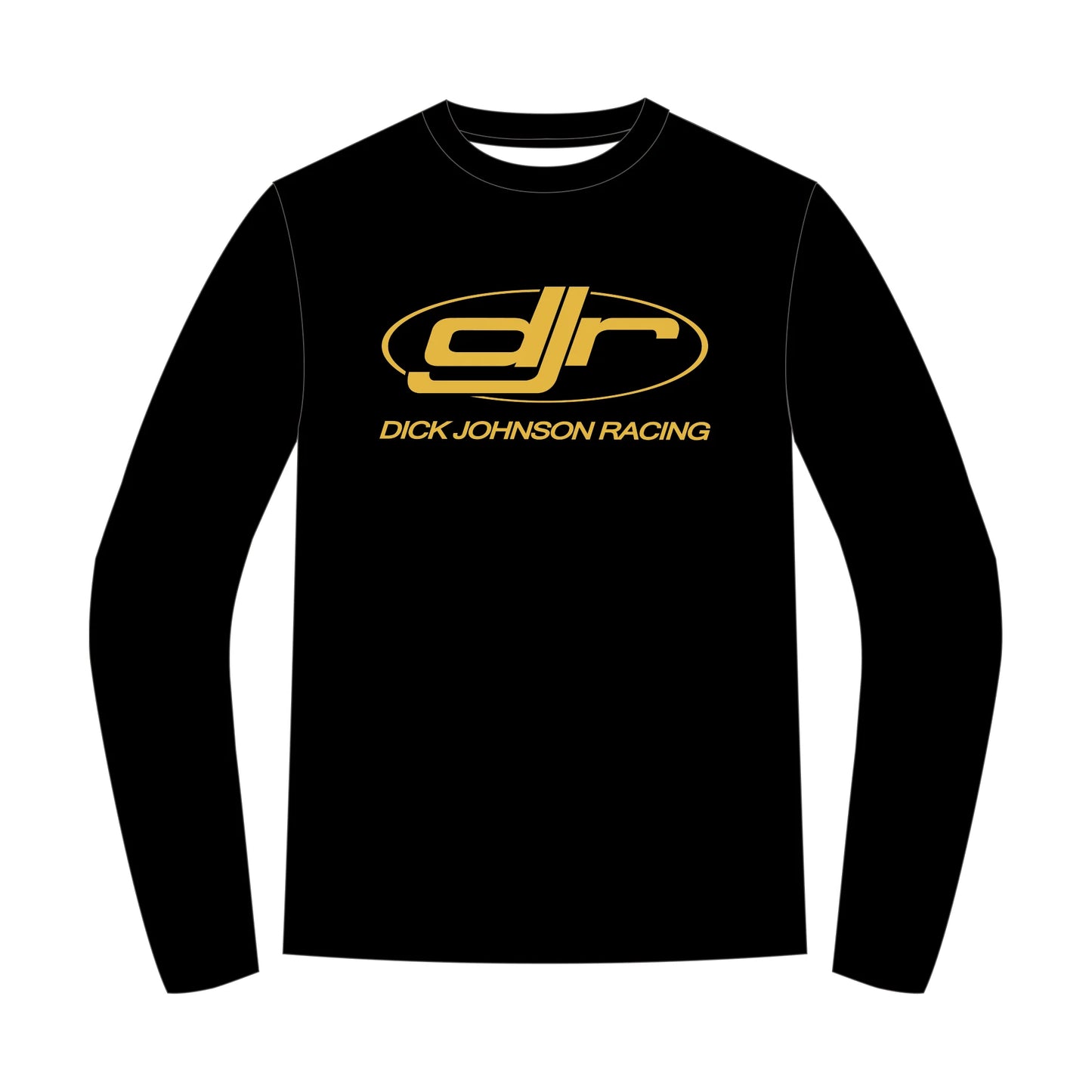 Black Dick Johnson Racing Long Sleeve Tee - 2026