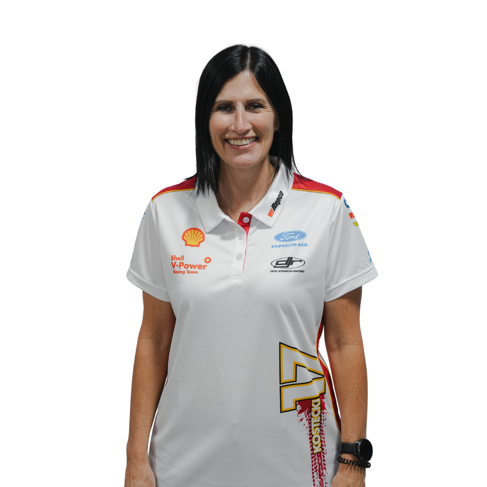 Ladies White Team Polo - 2026
