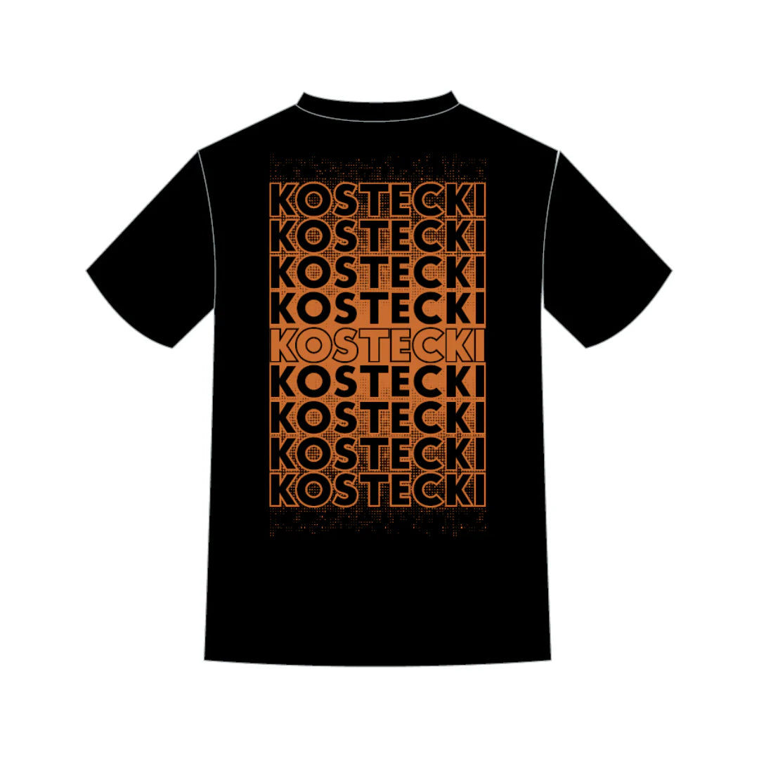 2025 - DJR Lifestyle Casual Kostecki Tee - Black/Orange