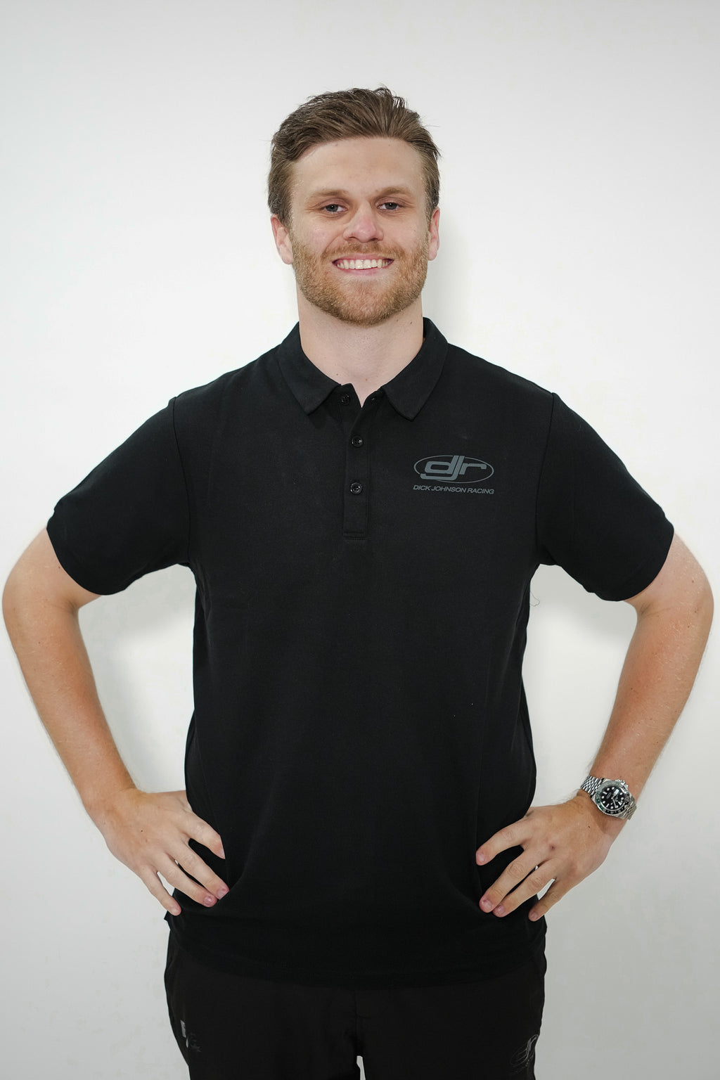 Black Dick Johnson Racing Polo - 2026