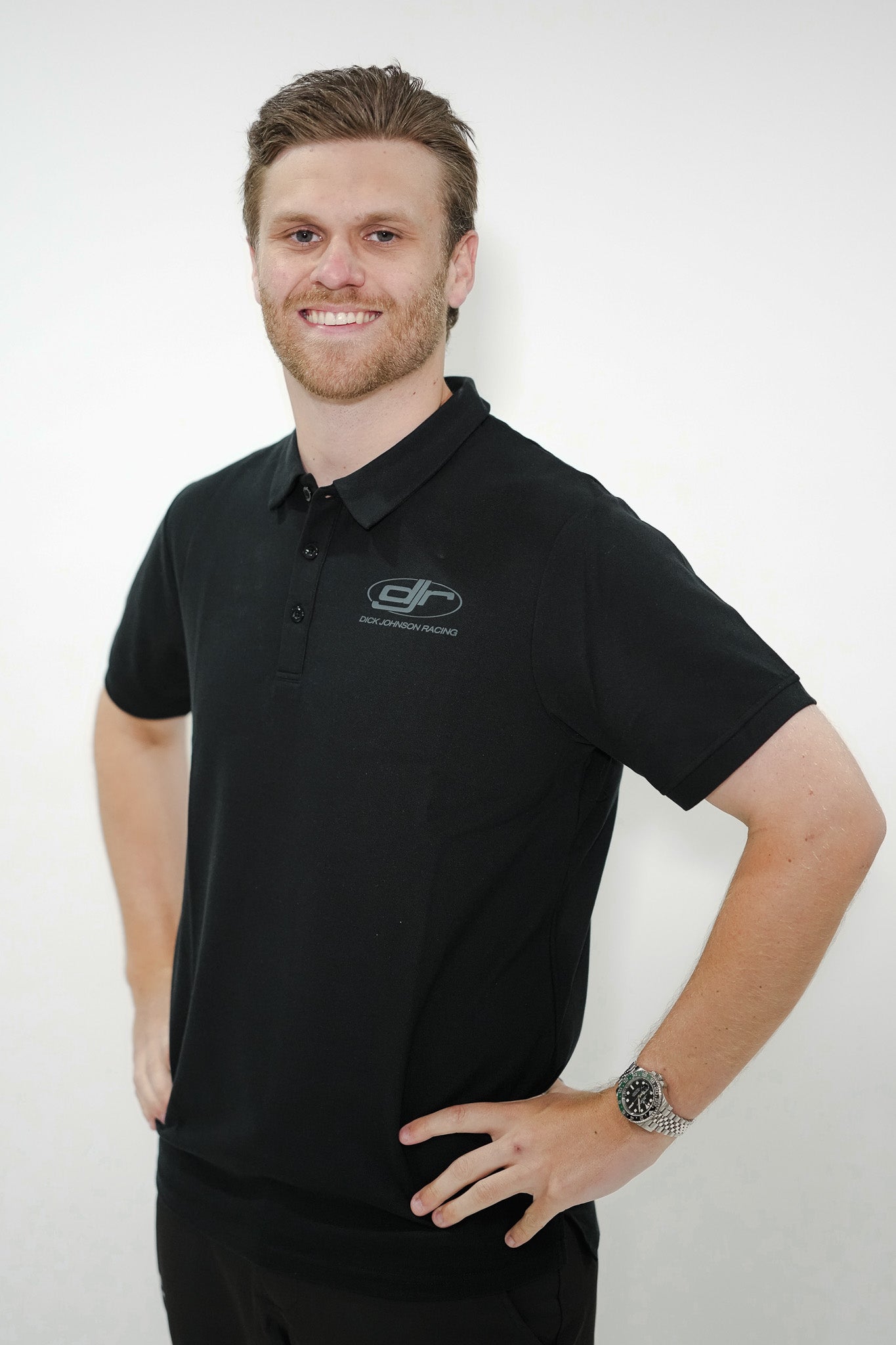 Black Dick Johnson Racing Polo - 2026