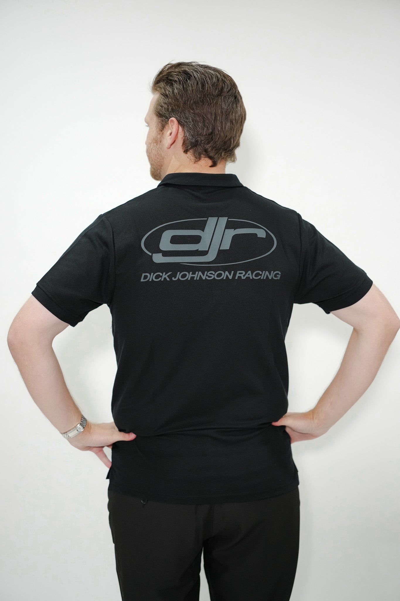 Black Dick Johnson Racing Polo - 2026