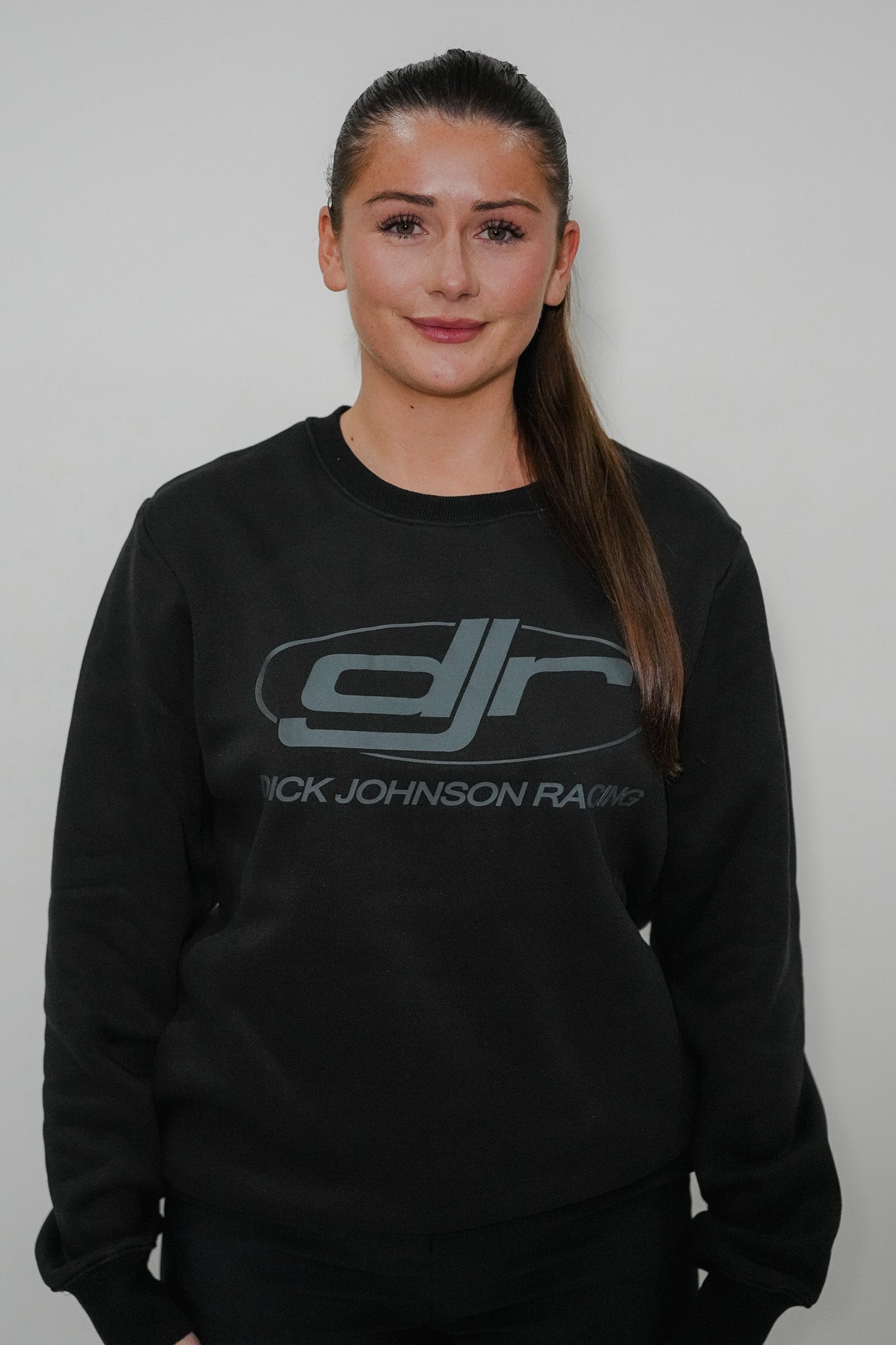 Black Dick Johnson Racing Crewneck - 2026