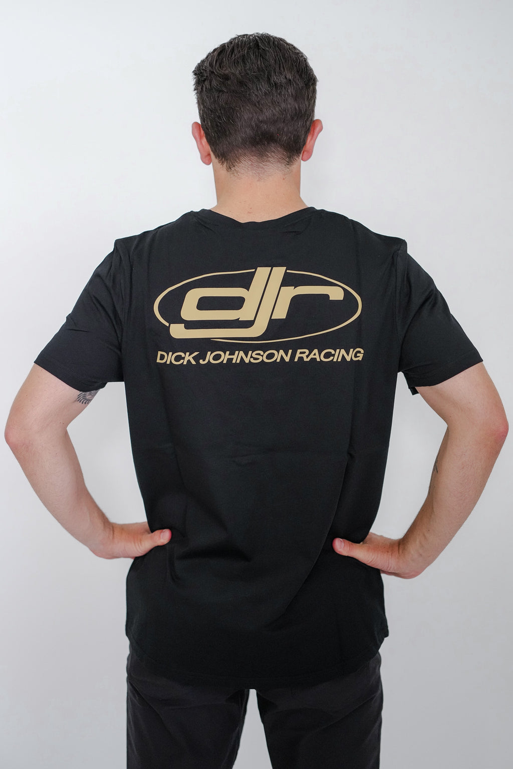 Black Dick Johnson Racing Tee - 2026