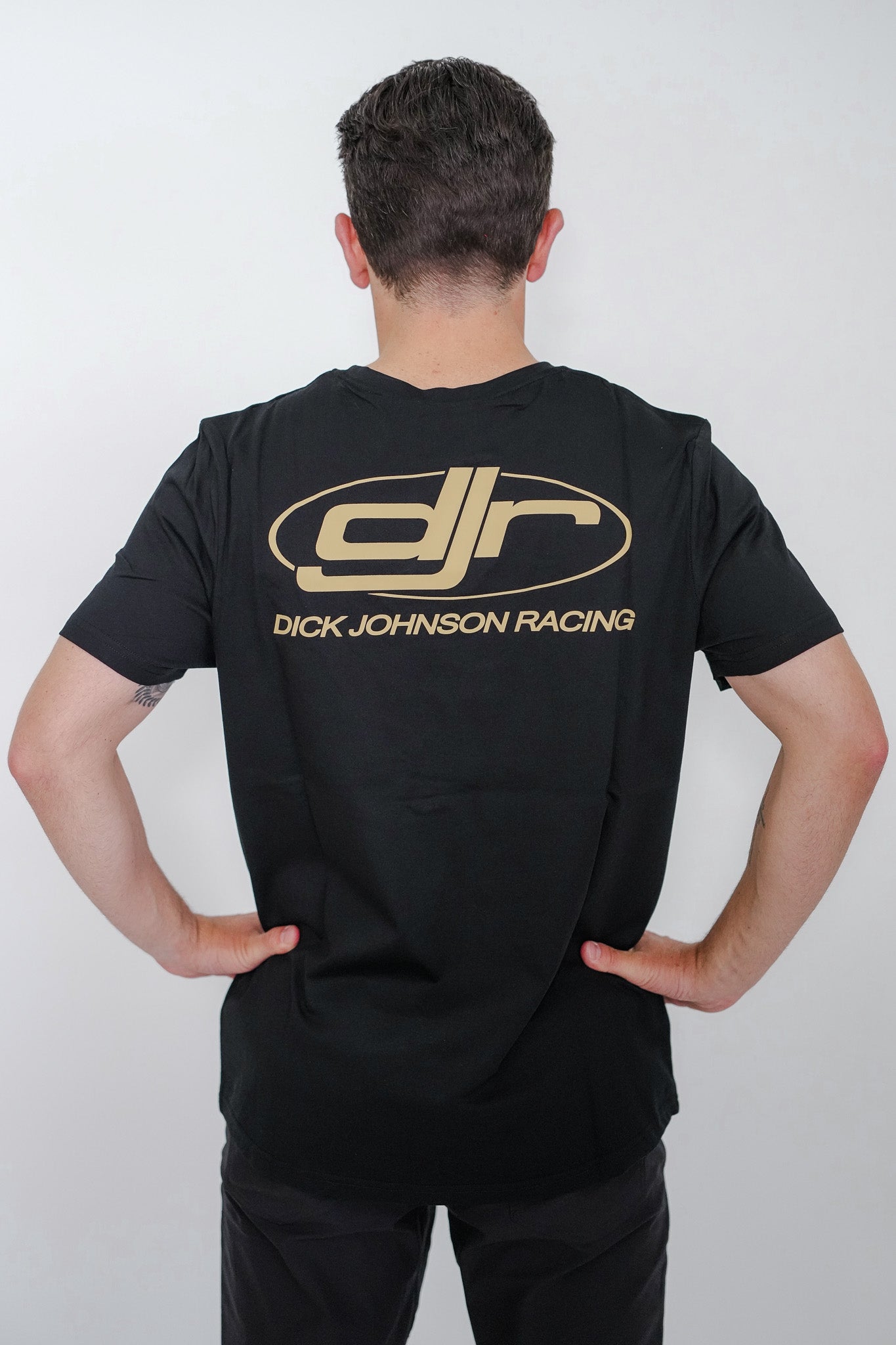 Black Dick Johnson Racing Tee - 2026