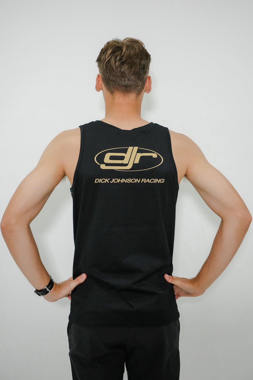 Black Dick Johnson Racing Singlet - 2026