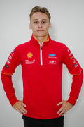Red Quarter Zip Fleece Jumper - 2026