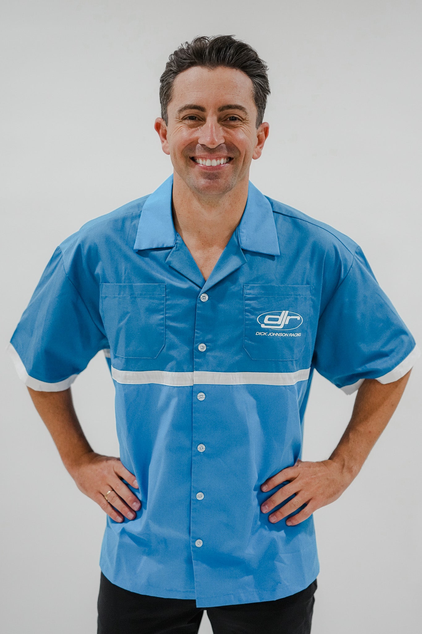 Blue Dick Johnson Racing Pit Shirt - 2026