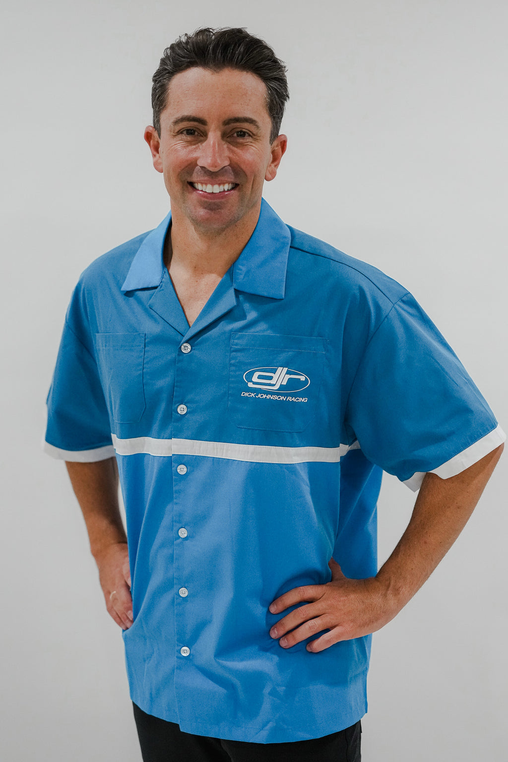 Blue Dick Johnson Racing Pit Shirt - 2026