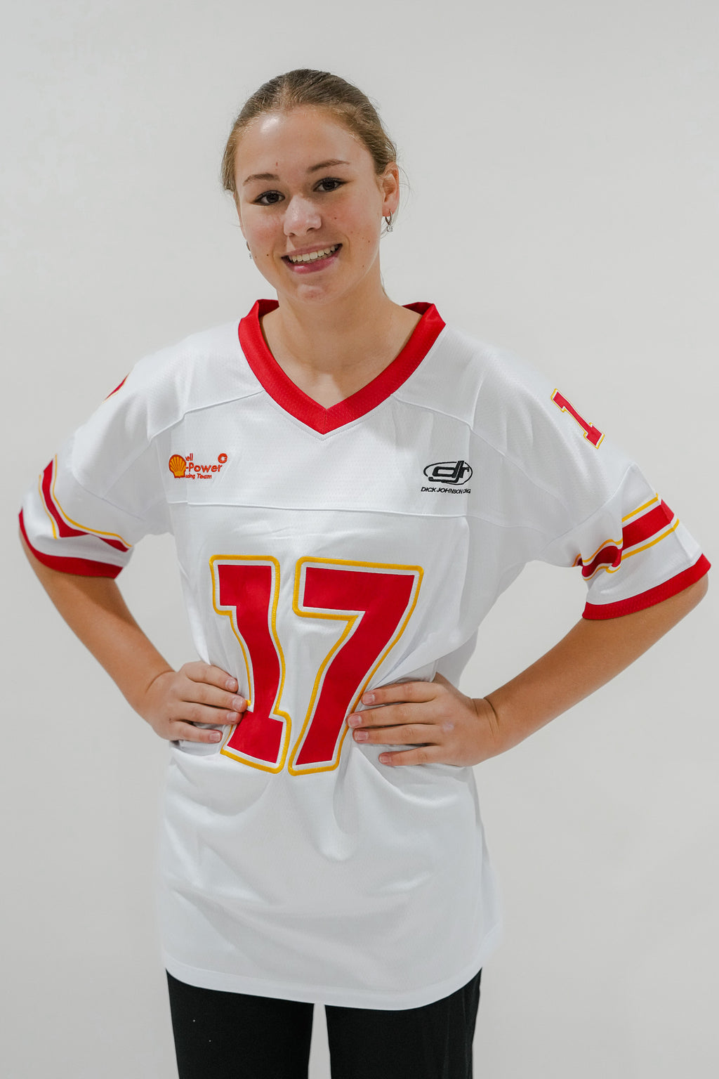 White Johnson No. 17 Gridiron Jersey - 2026