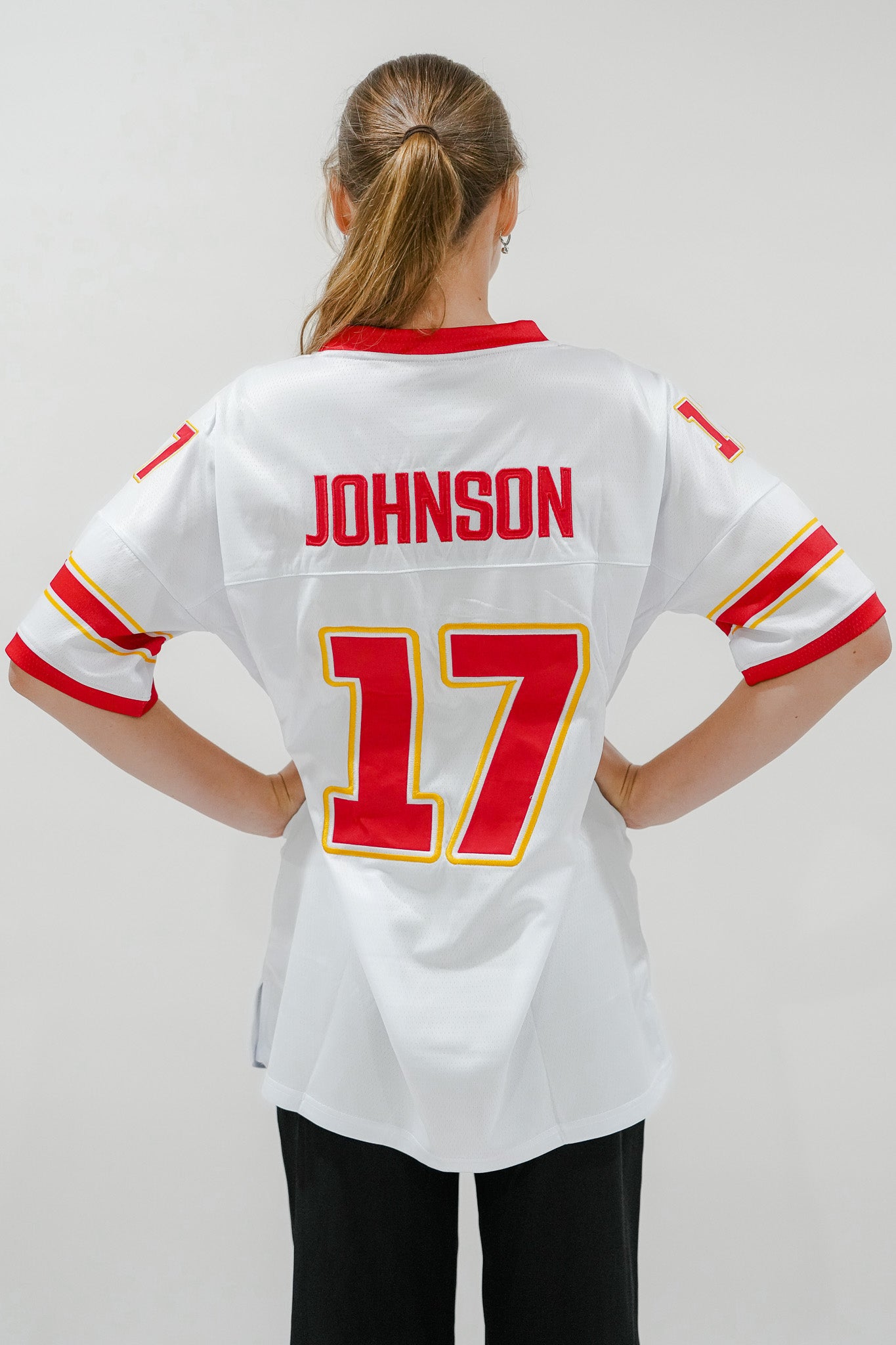 White Johnson No. 17 Gridiron Jersey - 2026