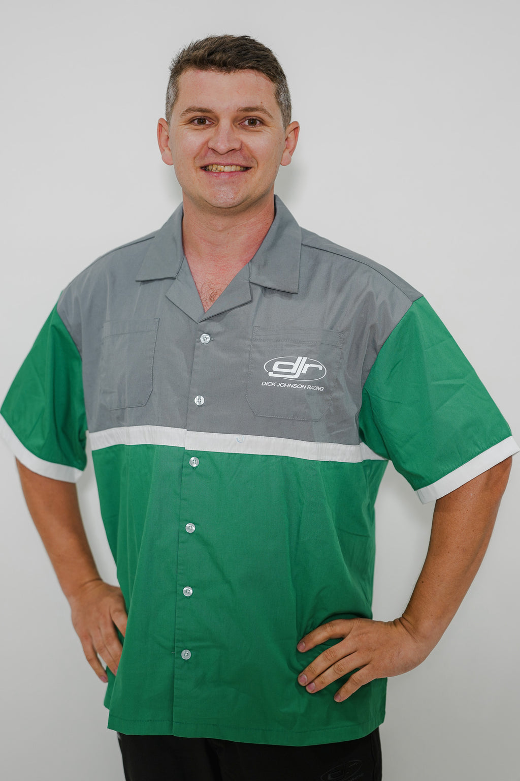 Green Dick Johnson Racing Pit Shirt - 2026