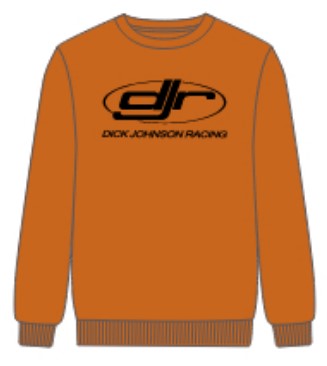 Orange Dick Johnson Racing Crewneck - 2026
