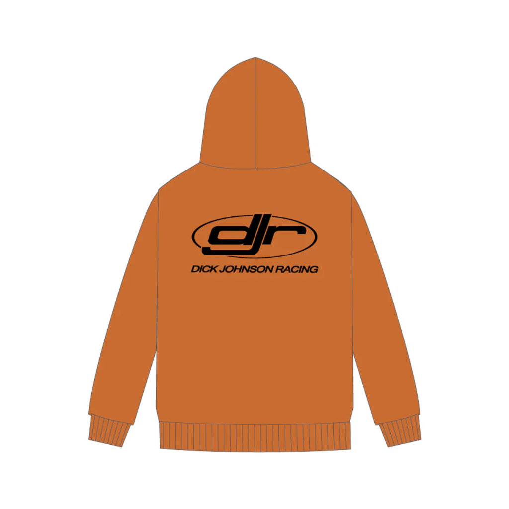 Orange Dick Johnson Racing Hoodie