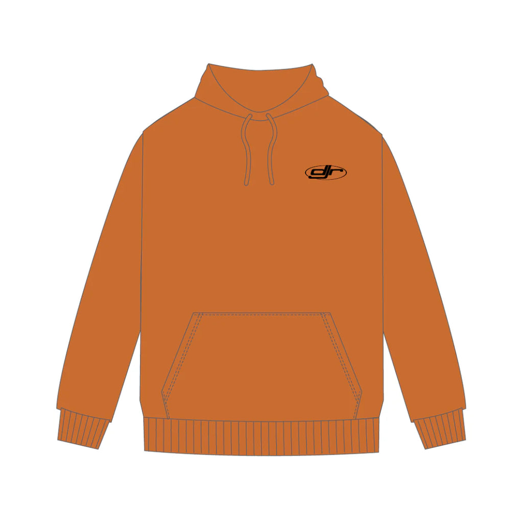 Orange Dick Johnson Racing Hoodie