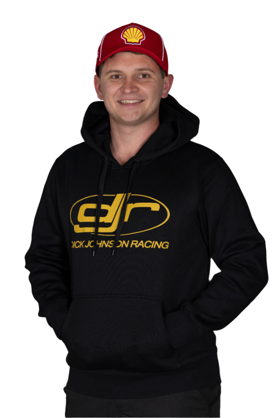 Black Dick Johnson Racing Hoodie - 2026 – Dick Johnson Racing Shop