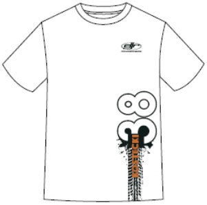 2025 - DJR Lifestyle Casual Number Tee White