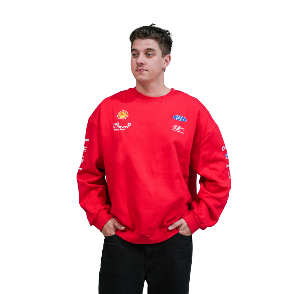 ***RED*** Over Sized Unisex Street Crew