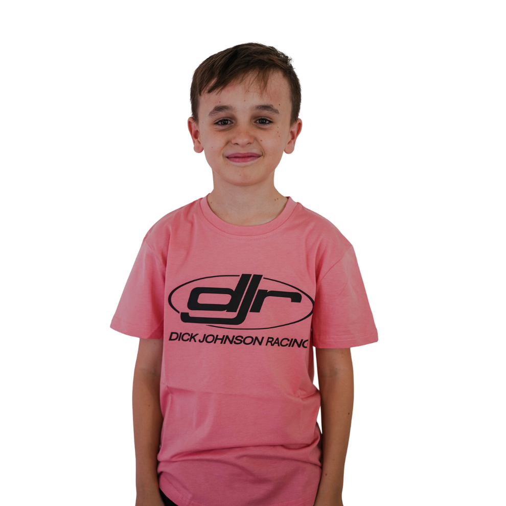Kids Pink Dick Johnson Racing Tee - 2026