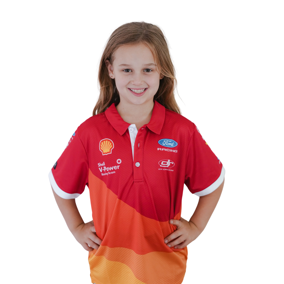 Kids Red Team Polo - 2026