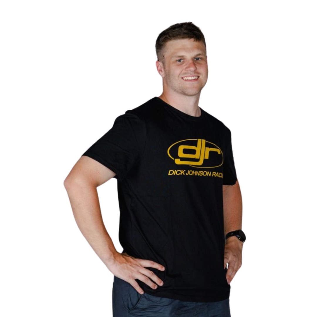 Black Dick Johnson Racing Tee - 2026