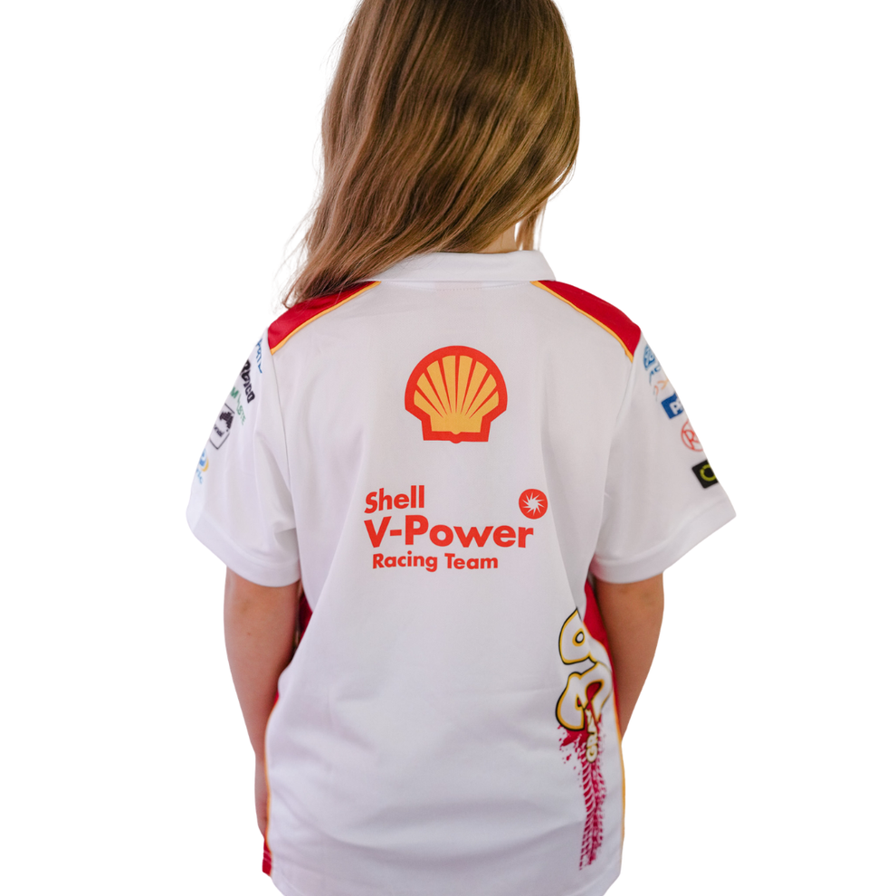 Kids White Team Polo - 2026